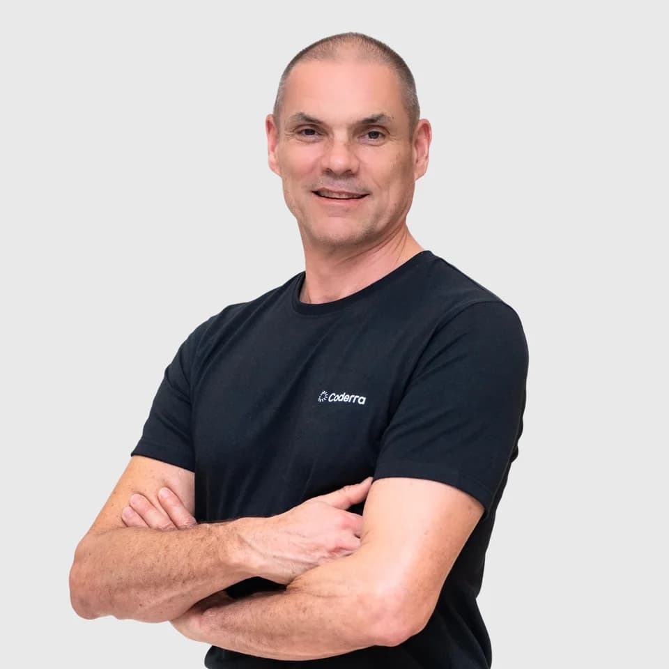 Portrait of Martin Williams, Co-Founder & CEO of Coderra